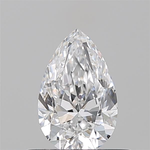 0.5 carat D-VVS1 Natūralus Pear Deimantas (1)