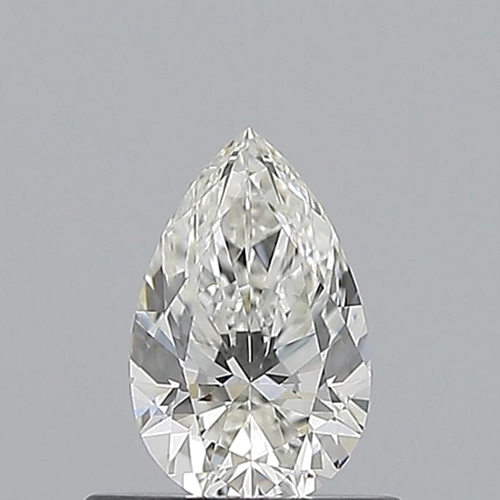 0.5 carat H-VVS2 Natūralus Pear Deimantas (1)