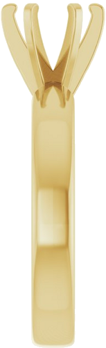 Sužadėtuvių Žiedas „Solitaire“ 585 Geltonojo Aukso Round 6.5mm (4)