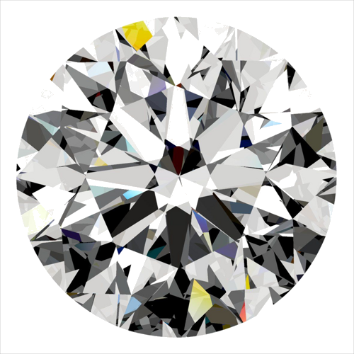 0.4 carat H-VVS2 Very Good cut Natūralus Round Deimantas (1)