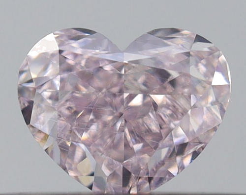 0.26 carat Fancy Light Pink-SI2 Natūralus Heart Deimantas (1)