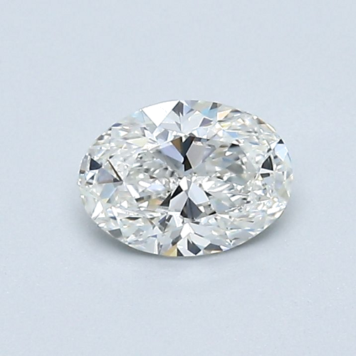 0.5 carat G-VVS2 Natūralus Oval Deimantas (1)