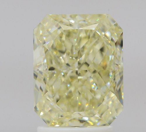 1.31 carat Fancy Light Yellow-VS2 Natūralus Radiant Deimantas (1)