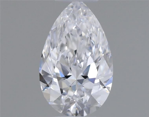 0.33 carat D-VVS1 Natūralus Pear Deimantas (1)