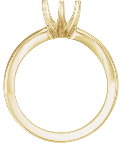 Sužadėtuvių Žiedas „Solstice Solitaire®“ 585 Geltonojo Aukso Round 6.5mm (2)