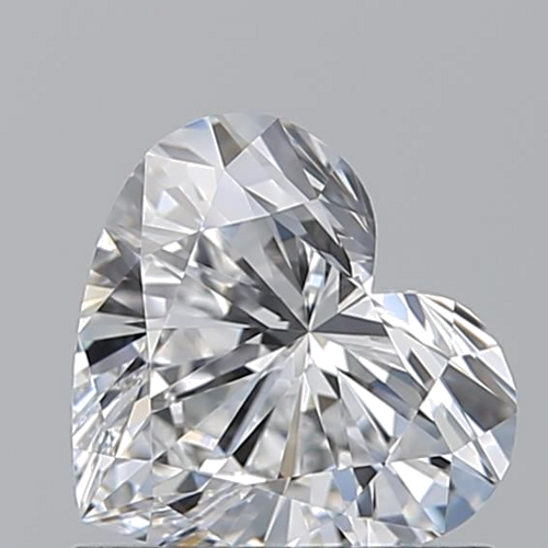 0.72 carat E-VVS1 Natūralus Heart Deimantas (1)