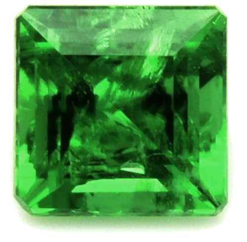 0.3 carat GREEN Princess Tourmaline (1)