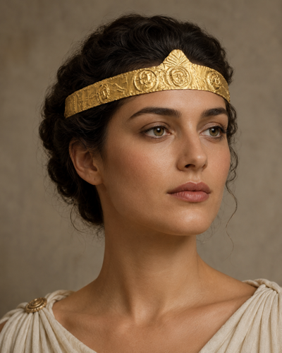 Gold diadem with impressions of Rhodian coins, Hellenistic period, Aegean region, 3rd – 2nd century BC (2)