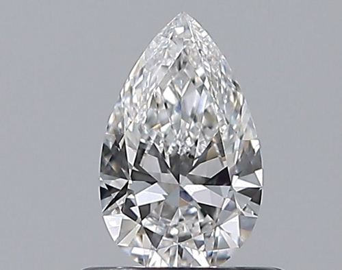 0.56 carat E-VVS1 Natūralus Pear Deimantas (1)