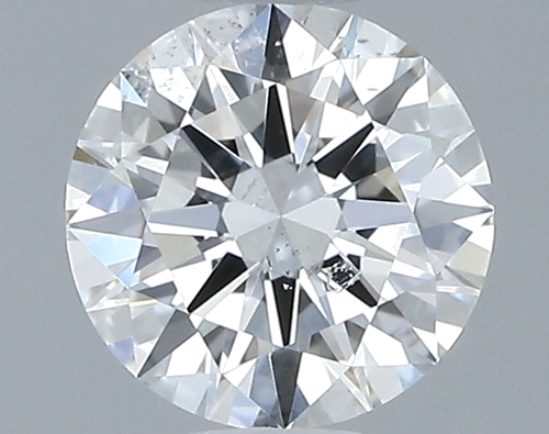 0.58 carat F-SI2 Excellent cut Natūralus Round Deimantas (1)