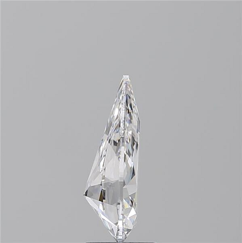 2.5 carat D-SI1 Natūralus Pear Deimantas (1)