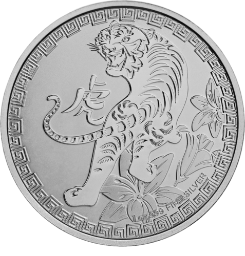1 oz Year of the Tiger 2022 Niue Silver Coin (1)