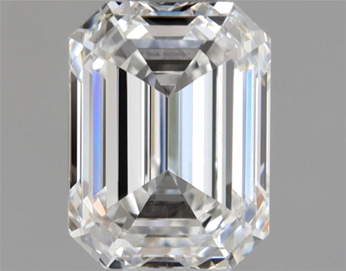 0.6 carat F-VVS2 Natūralus Emerald Deimantas (1)