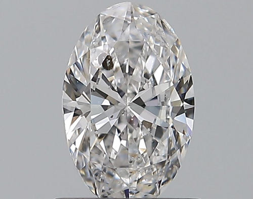0.7 carat D-SI2 Natūralus Oval Deimantas (1)