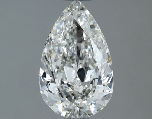0.9 carat I-VVS1 Natūralus Pear Deimantas (1)