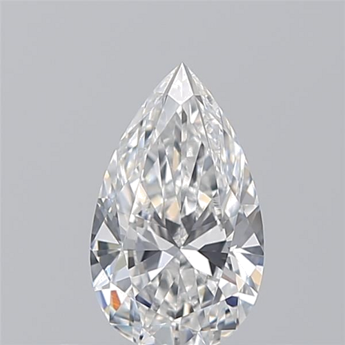 0.5 carat E-VS2 Natūralus Pear Deimantas (1)