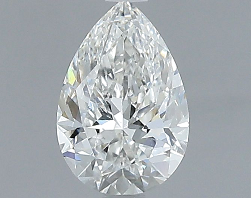 0.5 carat G-SI1 Natūralus Pear Deimantas (1)