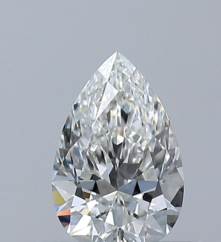 0.4 carat H-VVS1 Natūralus Pear Deimantas (1)