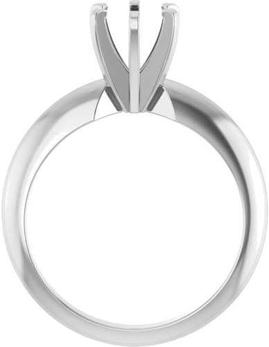 Sužadėtuvių Žiedas „Solitaire“ 14k white gold Round 5.8mm (2)