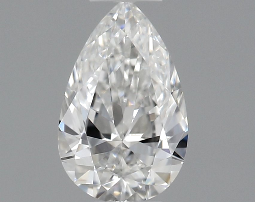 0.29 carat E-VVS2 Natūralus Pear Deimantas (1)