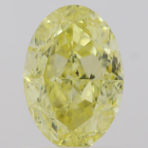 1.0 carat Fancy Intense  Yellow-SI1 Natūralus Oval Deimantas (1)