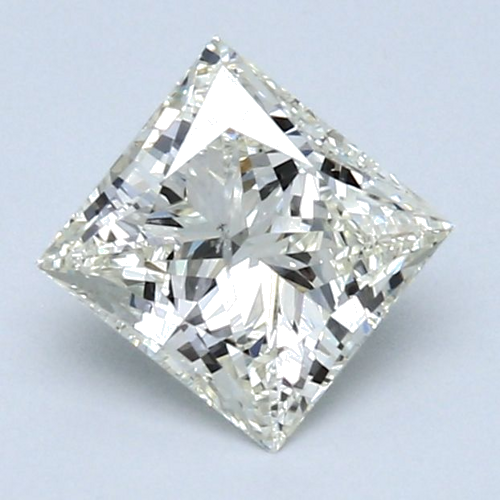 1.05 carat K-SI2 Natūralus Princess Deimantas (1)