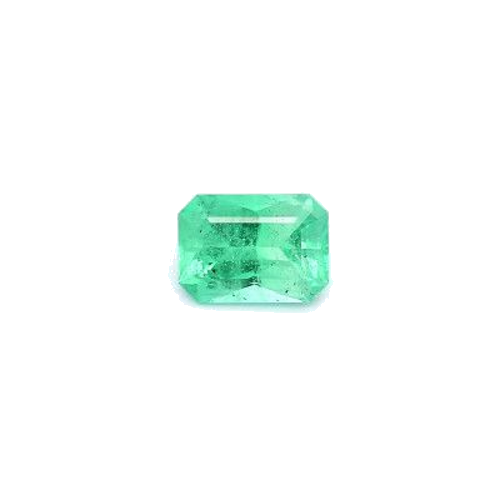 0.88 carat GREEN FANCY cut Octagonal Smaragdas (1)