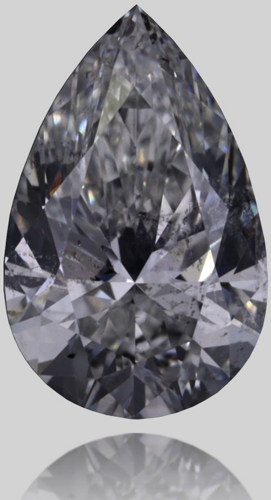 0.4 carat G-SI2 Natūralus Pear Deimantas (1)