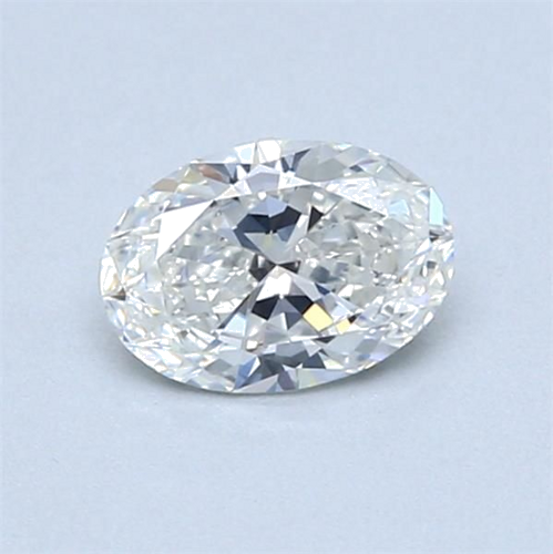 0.6 carat G-VS1 Natūralus Oval Deimantas (1)