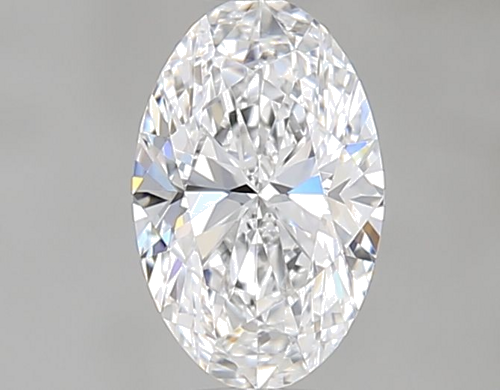 0.41 carat D-VVS2 Natūralus Oval Deimantas (1)