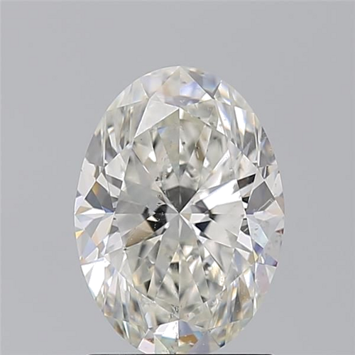 1.7 carat I-SI2 Natūralus Oval Deimantas (1)