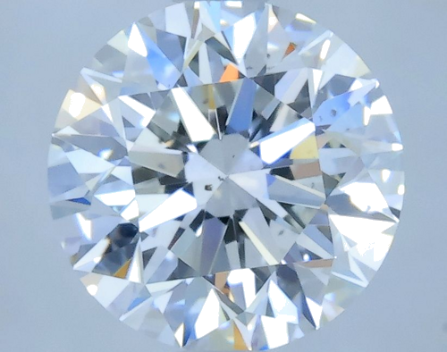 1.62 carat F-SI1 Excellent cut Natūralus Round Deimantas (1)
