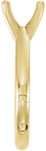 Sužadėtuvių Žiedas „CLIQ® Hinged Adjustable Solitaire“ 14k yellow gold Round 7.5mm (5)
