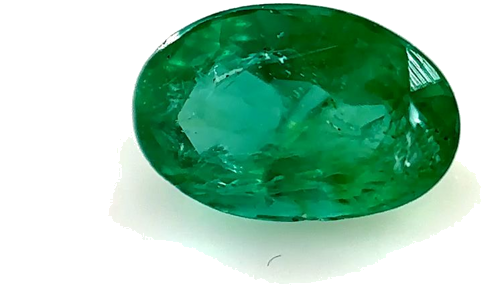 0.41 carat GREEN Oval Smaragdas (1)