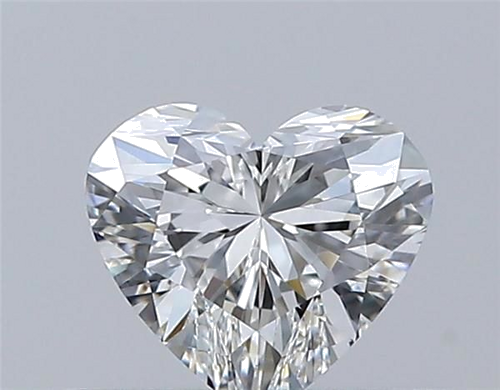 0.32 carat F-IF Natūralus Heart Deimantas (1)