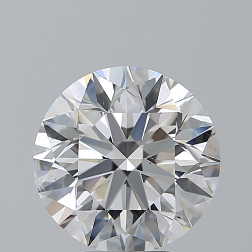 5.01 carat F-SI1 Excellent cut Natūralus Round Deimantas (1)