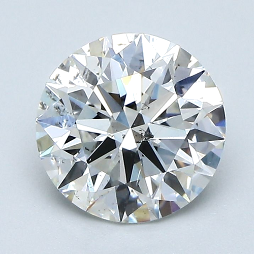 1.53 carat G-SI1 Excellent cut Natūralus Round Deimantas (1)