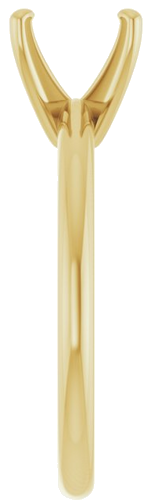 Sužadėtuvių Žiedas „Solitaire“ 585 Geltonojo Aukso Cushion 7mm (4)