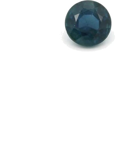 0.52 carat BLUE Round Safyras (1)