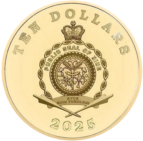 2025 Lithuania Independence 10 Dollars Niue Gold Coin (2)