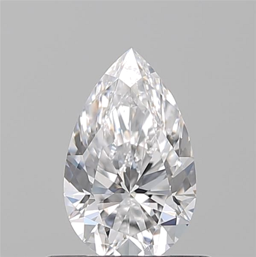 0.6 carat D-VS1 Natūralus Pear Deimantas (1)