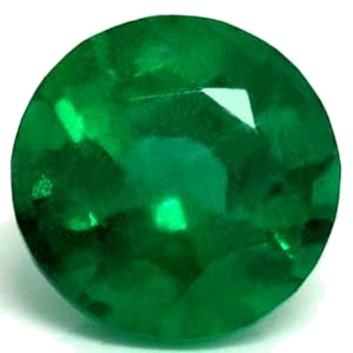 0.47 carat GREEN Round Smaragdas (1)