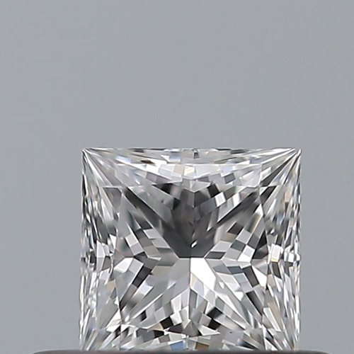 0.33 carat D-VVS1 Natūralus Princess Deimantas (1)