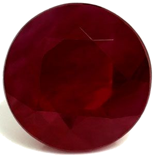 1.9 carat RED Round Rubinas (1)