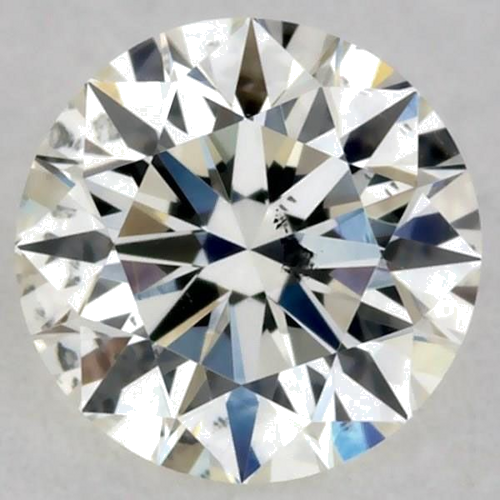 0.25 carat J-SI1 Excellent cut Natūralus Round Deimantas (1)