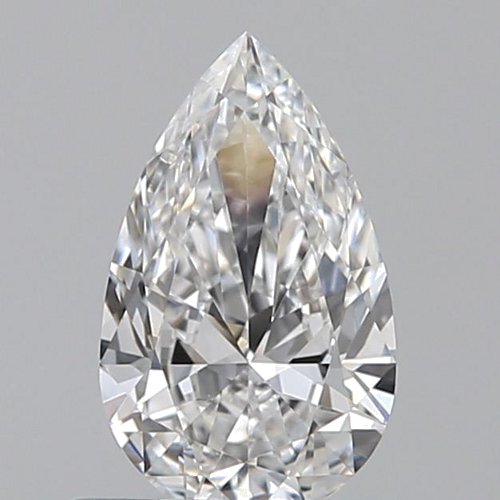 0.5 carat E-VS1 Natūralus Pear Deimantas (1)