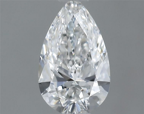 0.41 carat E-VVS1 Natūralus Pear Deimantas (1)