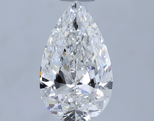0.49 carat E-VVS2 Natūralus Pear Deimantas (1)