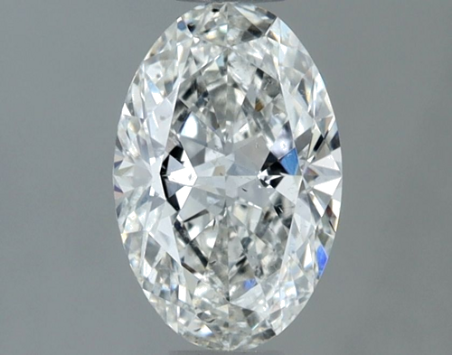 1.01 carat H-SI2 Natūralus Oval Deimantas (1)