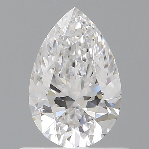 0.6 carat D-VS1 Natūralus Pear Deimantas (1)